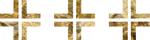 gold cross divider