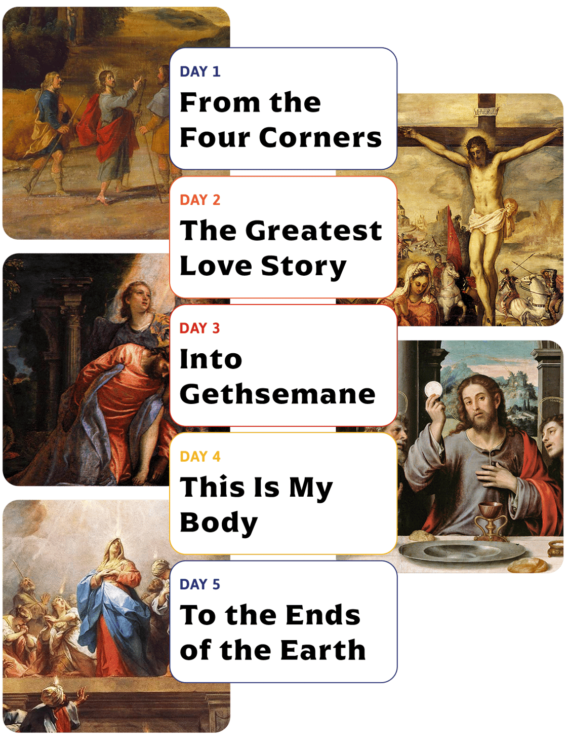 Daily themes for the National Eucharistic Congress in 2024