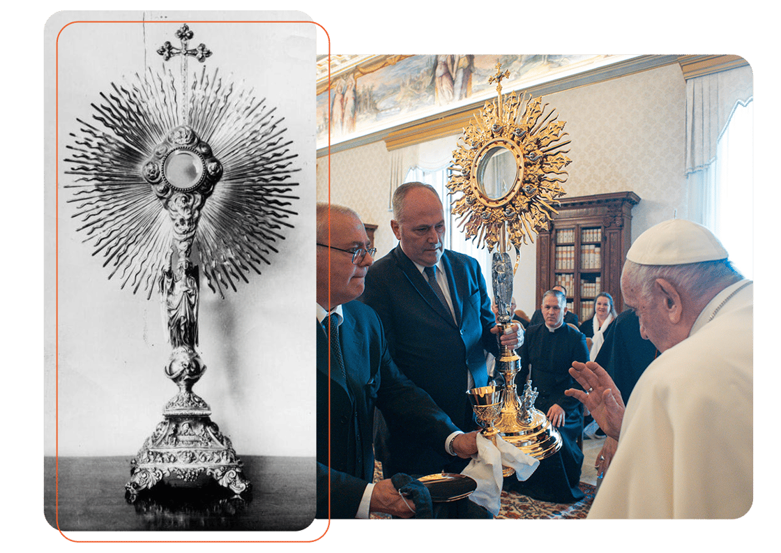 Monstrances – 1941 vs now